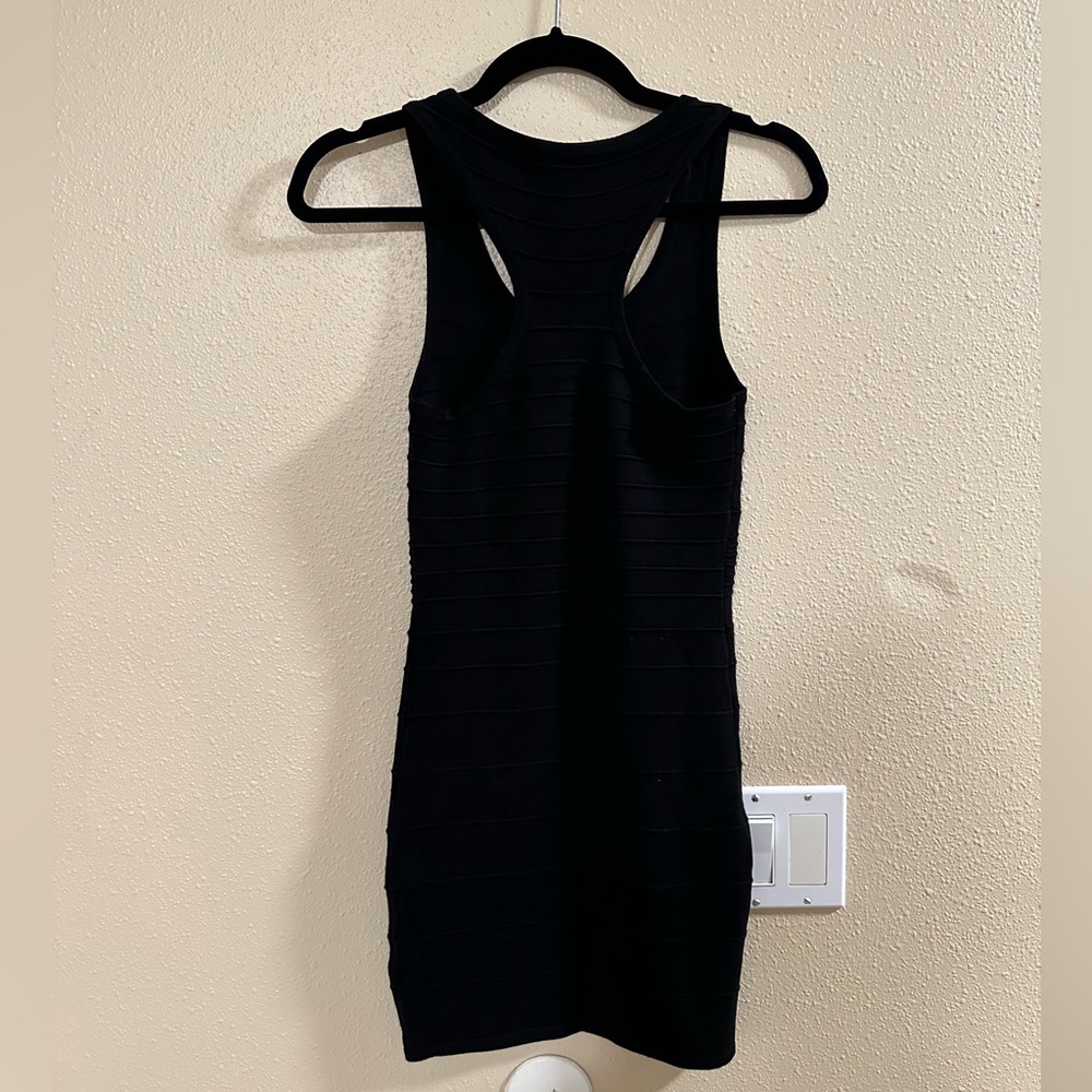 Black bandage dress